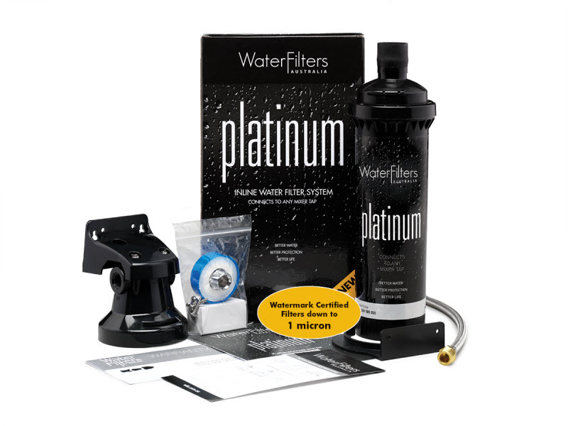 The Platinum inline water filter system
