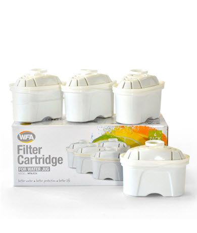 WFA 4 Pack Oval Jug Filters