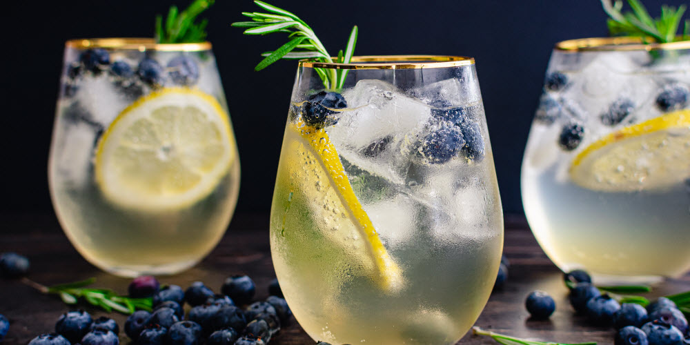 Blueberry, lemon and rosemary 