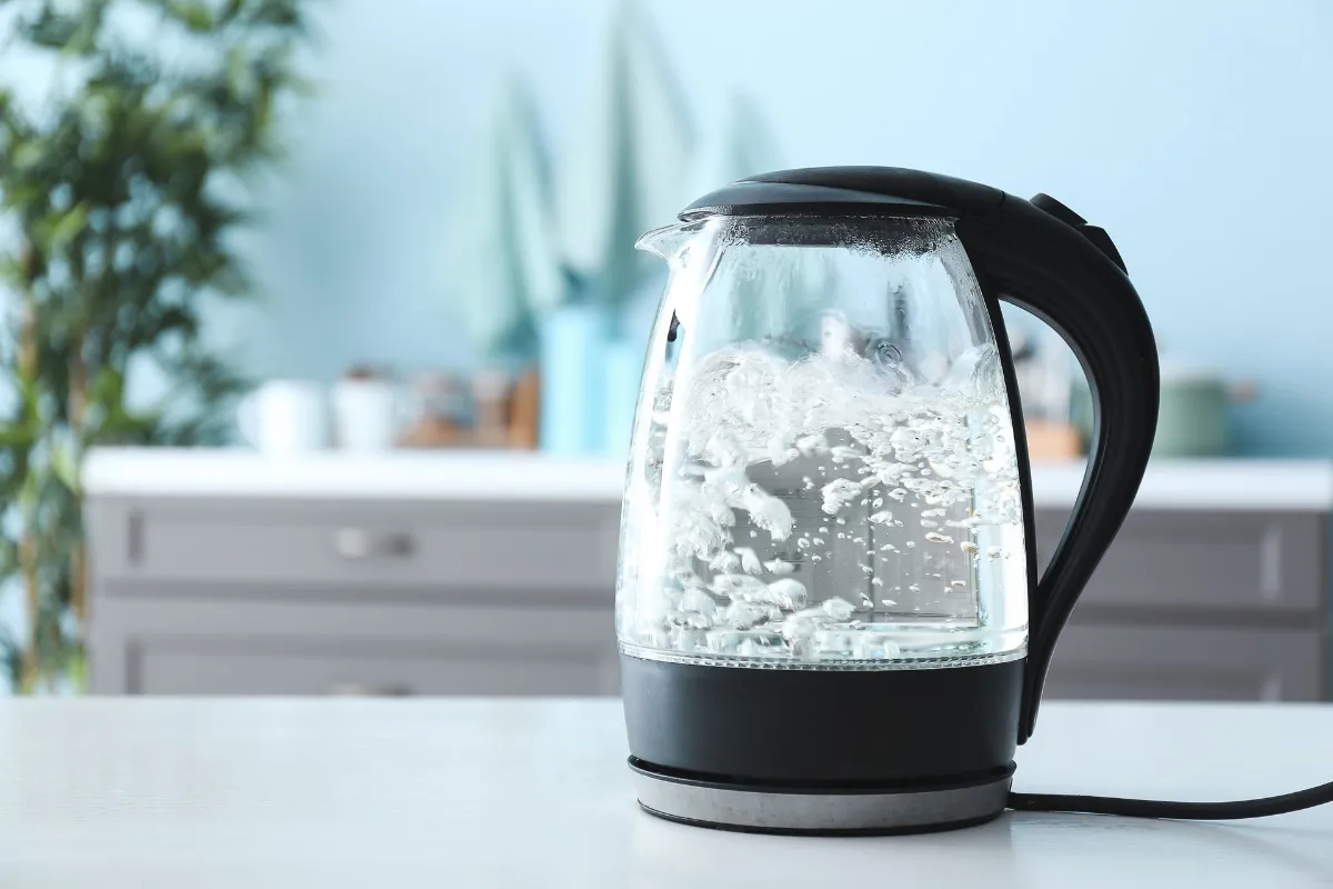 WFA - What’s the Difference Between Boiled and Filtered Water Transparent electric kettle boiling water